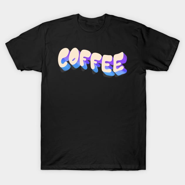 Wavy coffee T-Shirt by PaletteDesigns